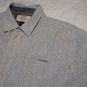 Men's Gray Floral Shirt